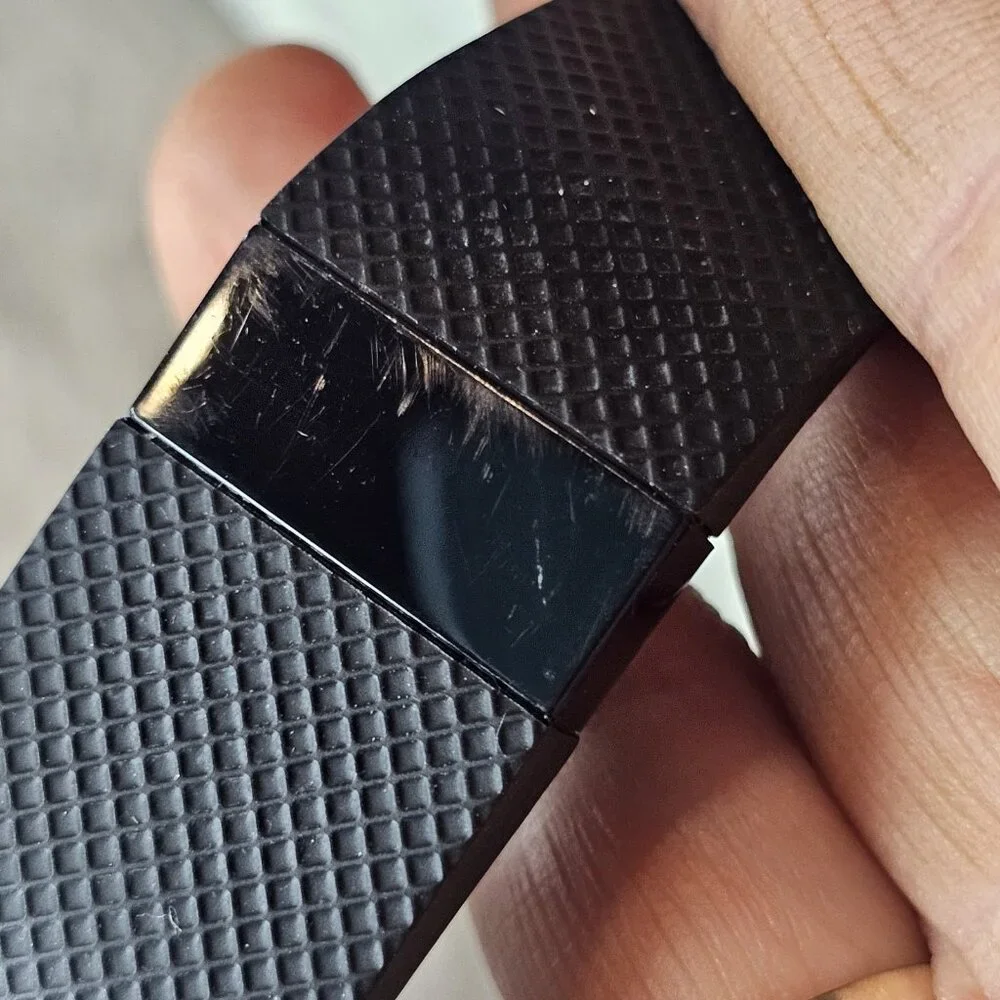 Fitbit Charge HR‎ Wireless Activity Wristband - Size Large - Black UNTESTED